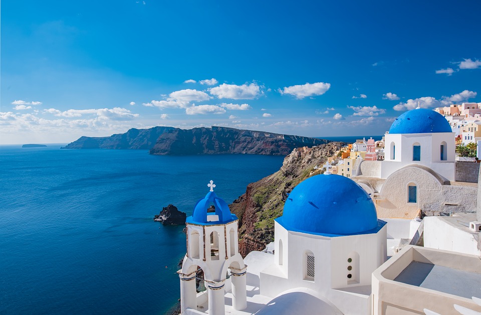 Church in Santorini Greek Island